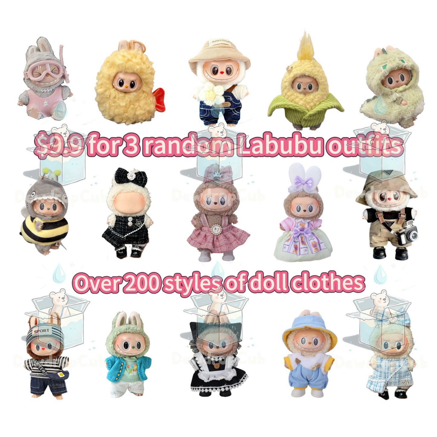 Lucky Surprise Bundle: 3 Random Plush Costumes – Only $9.99!