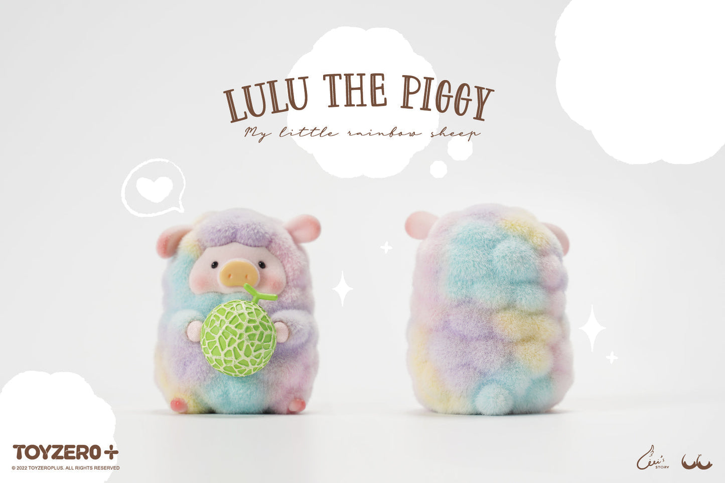 LuLu The Piggy - My Little Rainbow Sheep