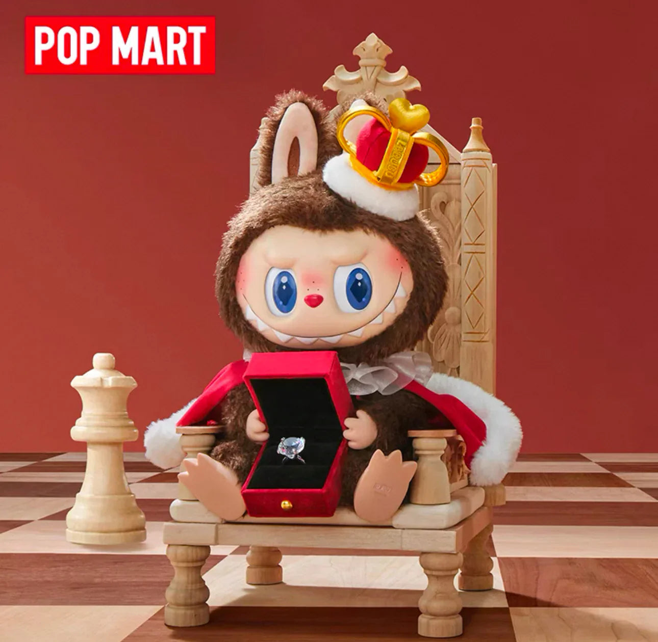 (38cm)Labubu Let's Check Mate(Valentine's Day Only)